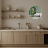 Monokl Takan Emoji Dekoratif Duvar Aynalı Tablosu thumbnail 4