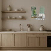 Gözlüklü Köpekler Dekoratif Aynalı Tablo thumbnail 3