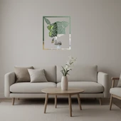 Estetik Çiçek Desenli Dekoratif Duvar Panosu thumbnail 1