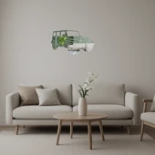 Jeep Sanat Baskılı  Dekoratif Aynalı Tablo thumbnail 1