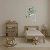 Çiçek Desenli Dekoratif Aynalı Tablo thumbnail 3