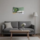 Abstrakt Renkli  Dekoratif Aynalı Tablo thumbnail 5