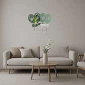 Bebek ve Balonlar Temalı  Dekoratif Aynalı Tablo thumbnail 1