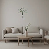 Yapraksız Ağaç Tasarımlı  Dekoratif Aynalı Tablo thumbnail 1