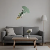 Endüstriyel  Vida Tasarımlı Dekoratif Duvar Aynalı Tablosu thumbnail 5