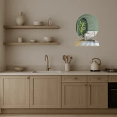 Üzgün Kadın Emoji Dekoratif Aynalı Tablo thumbnail 3