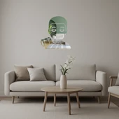 Yargıç Erkek Emoji Dekoratif Aynalı Tablo thumbnail 1