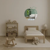 Yapraklı Elma Tasarımlı Dekoratif Aynalı Tablo thumbnail 4