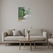 Tırmanan Adam İç Mekan Dekoratif Aynalı Tablo thumbnail 1