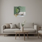 Öğretmen Kadın Emoji Dekoratif Aynalı Tablo thumbnail 1