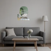 Bilim Adamı Emoji Dekoratif Aynalı Tablo thumbnail 5