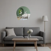 Hapşıran Yüz İfade Dekoratif Aynalı Tablo -  3mm thumbnail 5