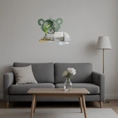 Bebek Aslan Figürlü  Dekoratif Aynalı Tablo thumbnail 4