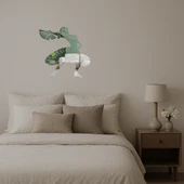 Dans Eden Emoji Kadın Dekoratif Aynalı Tablo thumbnail 3