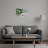 Komik İnek Tasarımlı  Dekoratif Aynalı Tablo thumbnail 5