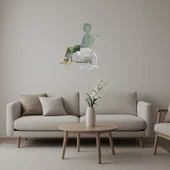 Dekoratif Manuel Tekerlekli Sandalye Aynalı Tablosu thumbnail 1