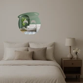 Melek Yüzlü Gülümseme Dekoratif Aynalı Tablo - 3mm thumbnail 3