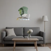 Sanatçı Adam Emoji Dekoratif Aynalı Tablo thumbnail 2