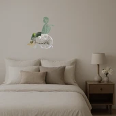 Dekoratif Manuel Tekerlekli Sandalye Aynalı Tablosu thumbnail 2