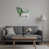 İç Mekan Dekoratif İnek Figürü Aynalı Tablosu thumbnail 5