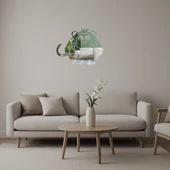 Maymun Figürlü Dekoratif Aynalı Tablo thumbnail 1