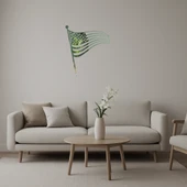 Amerikan Bayrağı Tasarımlı  Dekoratif Aynalı Tablo thumbnail 1