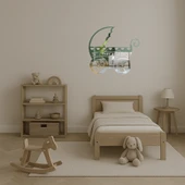 Bebek Arabası Temalı  Dekoratif Aynalı Tablo thumbnail 4