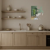 Tırmanan Adam İç Mekan Dekoratif Aynalı Tablo thumbnail 3