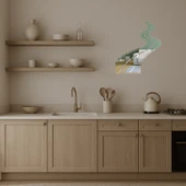 Dalgalı Yol  Sanat Aynalı Tablosu thumbnail 3