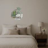 Zarif Nar Desenli  Dekoratif Aynalı Tablo thumbnail 2