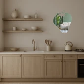 Çilek Desenli Dekoratif İç Mekan Aynalı Tablosu thumbnail 3