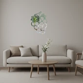 Üzüm Desenli Dekoratif Duvar Aynalı Tablosu thumbnail 1