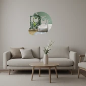 Düşünen Gözlüklü Emoji  Dekoratif Aynalı Tablo thumbnail 1