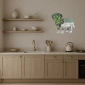 Rehber Köpek Temalı Dekoratif Aynalı Tablo thumbnail 3