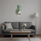 Dekoratif MK2 El Bombası Aynalı Tablo thumbnail 5