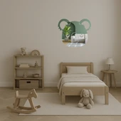 Koala Yüzü  Aynalı Tablo thumbnail 4