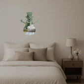 Kardan Adam Temalı Kış Dekoratif  Aynalı Tablo thumbnail 3