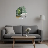 At Yüzü Temalı Dekoratif Aynalı Tablo thumbnail 5