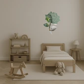 Çiçek Desenli Dekoratif Aynalı Tablo thumbnail 3