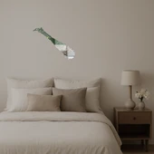 Dekoratif Ortaçağ Ahşap Mace Aynalı Tablo thumbnail 2