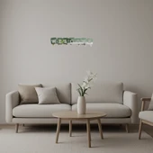 Hoş Geldiniz SMS Desenli Dekoratif  Aynalı Tablo thumbnail 1