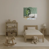 Öğretmen Kadın Emoji Dekoratif Aynalı Tablo thumbnail 4