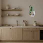 Avokado Tasarımlı Dekoratif Aynalı Tablo thumbnail 3