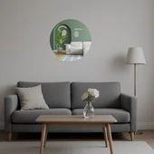 Düşünen Yüz Emoji  Dekoratif Aynalı Tablo thumbnail 5