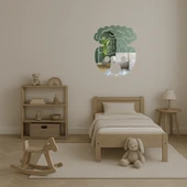 Patlayan Kafa Yüz İfadeli Dekoratif Aynalı Tablo thumbnail 2