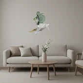 Kayakçı Kış Sporları Temalı Duvar Aynalı Tablosu thumbnail 1