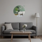 Uyuyan Surat Emoji Dekoratif Aynalı Tablo thumbnail 5