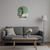 Erkek Yüz Emoji Dekoratif Aynalı Tablo thumbnail 5