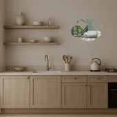 Bebek Yüzü İç Mekan Dekoratif Aynalı Tablo thumbnail 4