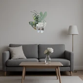 Mutlu Arı ve Kitap Tasarımlı Dekoratif Aynalı Tablo thumbnail 4